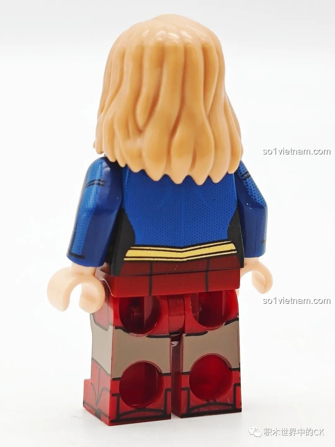 bộ lắp ghép KORUIT Supergirl tóc vàng, đồ chơi mô hình KT1071 cho bé gái 6 tuổi