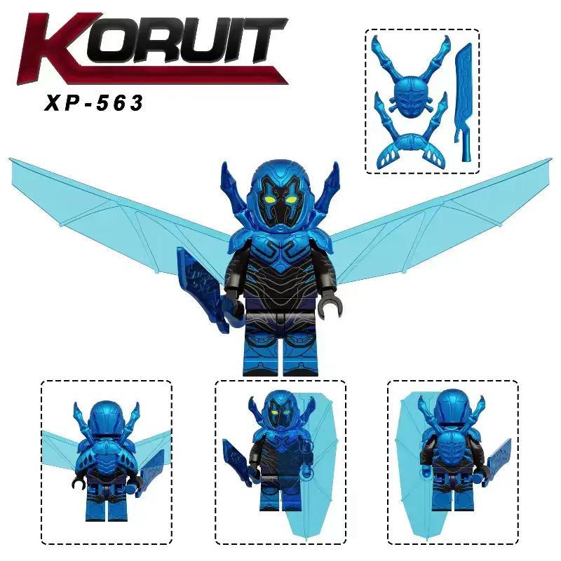 Bộ đồ chơi Minifigure Bọ Hung Xanh KORUIT XP-563 giá rẻ, đồ chơi mô hình siêu anh hùng DC cho bé trai 6 tuổi, chất lượng cao