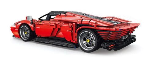 Hộp sản phẩm đồ chơi mô hình KUYU MOXING KY7070 Siêu xe Ferrari Daytona SP3 với 1676 chi tiết, quà tặng hấp dẫn cho bé trai.