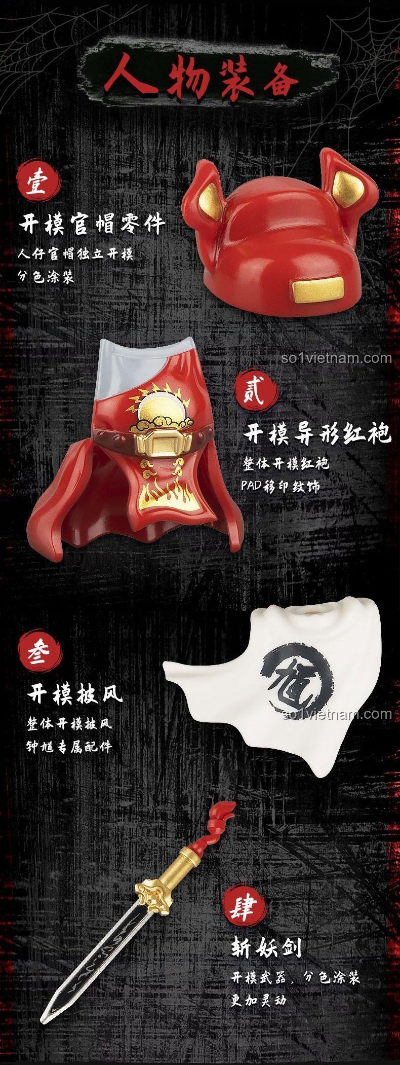 Hình ảnh thực tế figure Chung Quỳ Kuzhao Studio 11718, đồ chơi mô hình Thiên sư Chung Quỳ, phù hợp bé trai 8 tuổi, giá tốt.