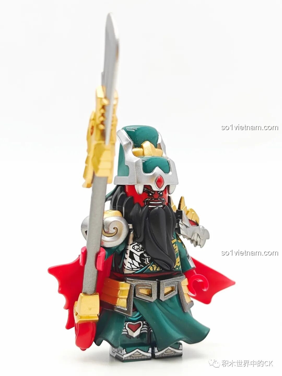 Cận cảnh chi tiết ống đựng tên và mũi tên của Minifigure Hoàng Trung Kuzhao Studio 11774.