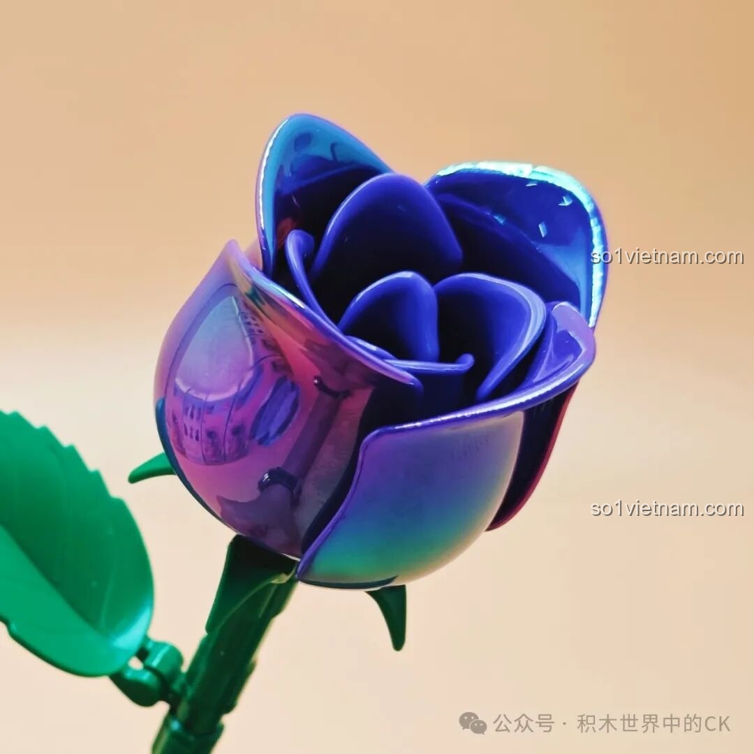 Quá trình lắp ghép bông hoa hồng ZHEGAO - Bước 8