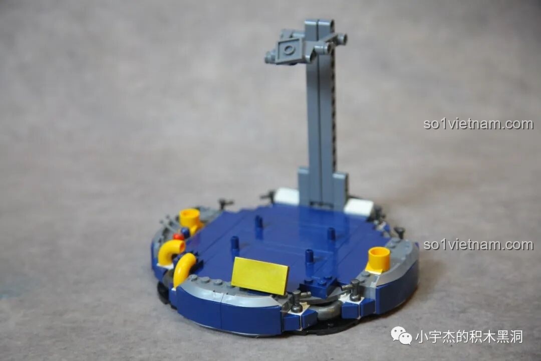 Quá trình lắp ráp phần đế trưng bày cho mô hình Robot Kỳ Lân Sắt ZHEGAO GZ8008.