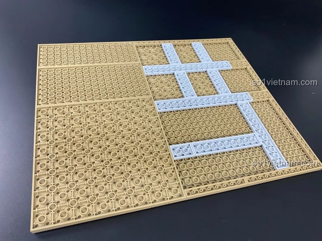 Phần nền móng của toàn bộ mô hình Sân Sau Khách Điếm Đồng Phúc đã được hoàn thiện.