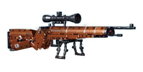 Mô hình Súng trường 98K LE YI 81051, Súng trường 98K, Súng bắn tỉa, Đồ chơi quân sự, 528 chi tiết, Độ tuổi 6+