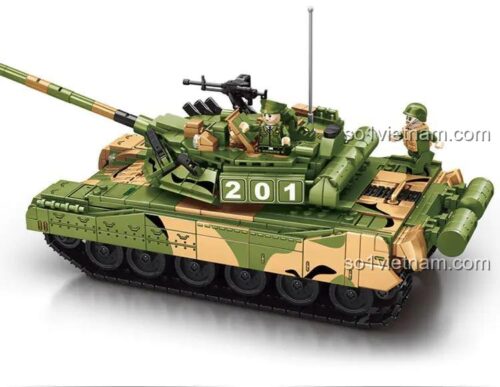 Xe tăng T-80U Defence For Peace với 2 minifigure, 1356 mảnh ghép, đồ chơi quân sự cho bé trai, tương thích LEGO®, giá tốt