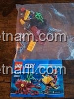 Xe lặn biển sâu LEGO® 60090, túi chứa chi tiết và sách hướng dẫn, đồ chơi sáng tạo cho bé.