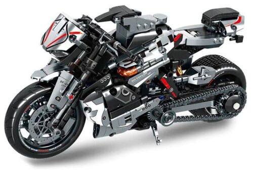 Mô hình xe máy Yamaha R1M LEIBAO 8163 lắp ráp chi tiết cao