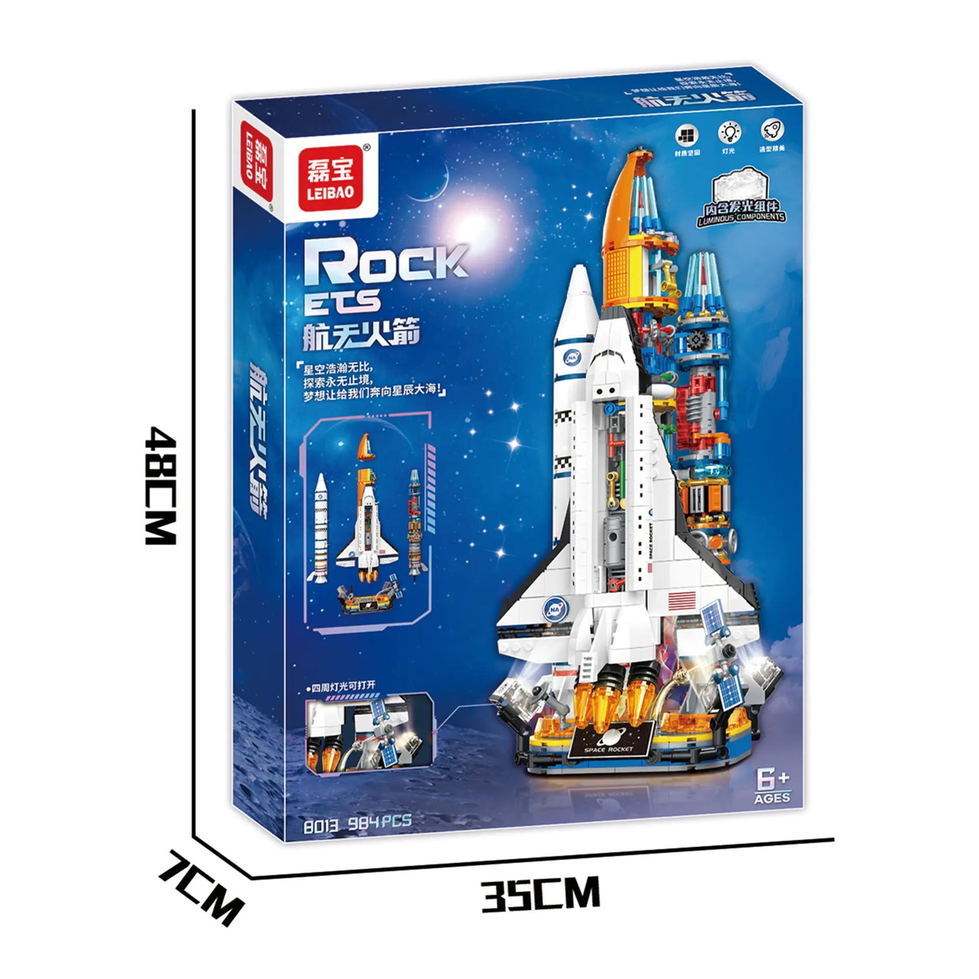 bộ lắp ghép Tàu con thoi vũ trụ LEIBAO 8013 có đèn LED, mô hình lớn cho con trai 6 tuổi, giá tốt