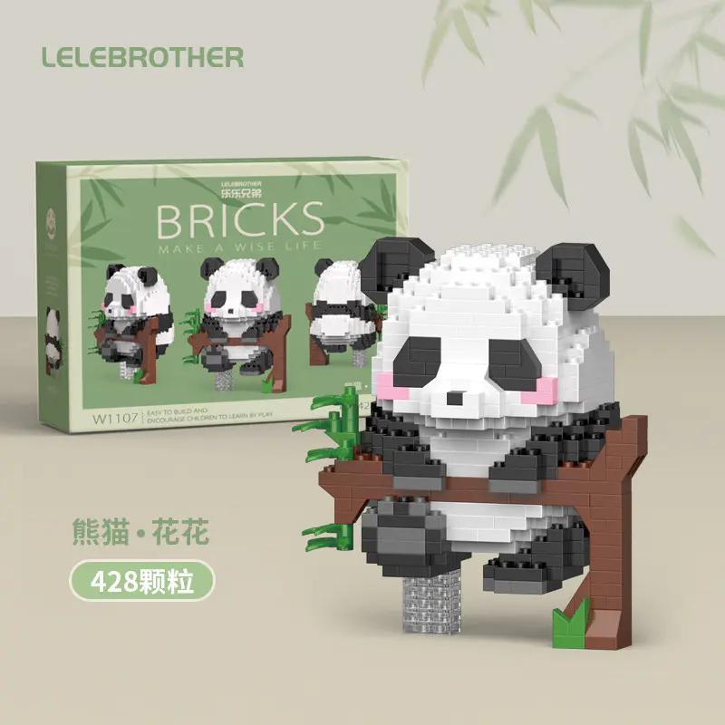 Bộ đồ chơi Gấu Trúc Hoa Hoa LELE BROTHER W1107 giá tốt, mô hình lắp ghép Gấu Trúc Leo Cây 428 chi tiết cho bé 6 tuổi, mẹ có con 6 tuổi