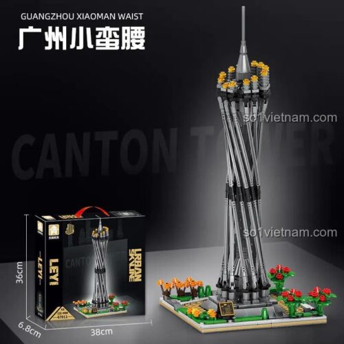 Hộp sản phẩm bộ lắp ghép Tháp Canton LEVI 67011