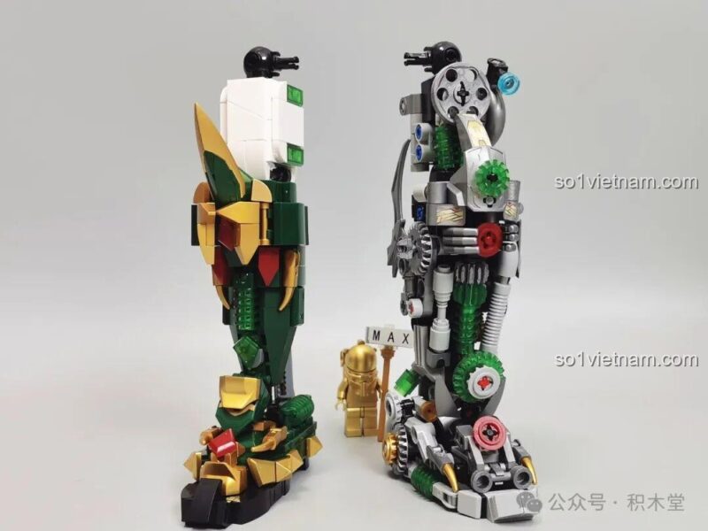 Vũ khí dạng rồng pháo của mô hình Robot Thanh Long Quan Vũ Bán Cơ Khí Giáp 乐毅积木 62036