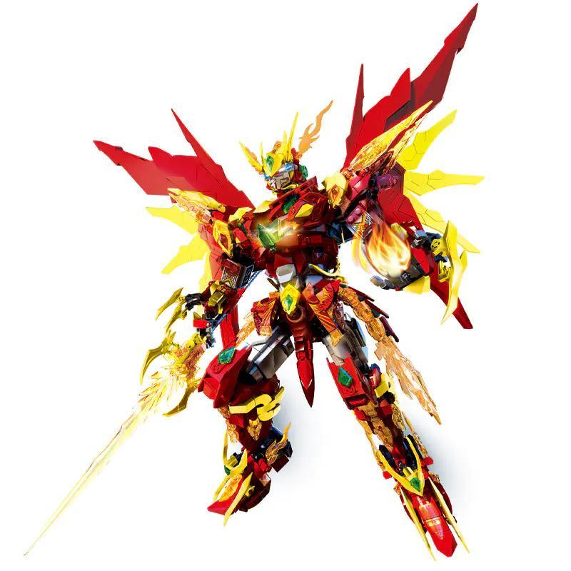 bộ lắp ghép Mecha Chu Tước Trương Phi, đồ chơi mô hình LeYi 62038. LeYi 62038 Mecha Chu Tước Trương Phi phong cách quốc gia, đồ chơi mô hình lắp ráp cho con trai 6 tuổi, chất lượng cao, giá tốt.