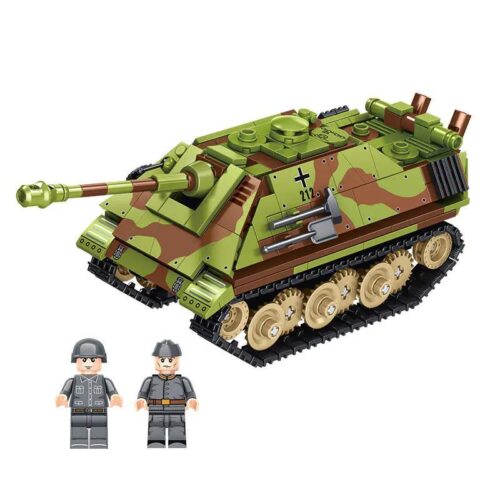 đồ chơi mô hình Leyi Xe diệt tăng Jagdpanther G1, mô hình quân sự chân thực cho bé trai 6 tuổi, giá tốt