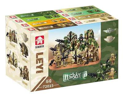 bộ lắp ghép Lính đặc nhiệm LeYi 72015, hộp sản phẩm đồ chơi lắp ráp Quân đội cho con trai 6 tuổi, giá tốt