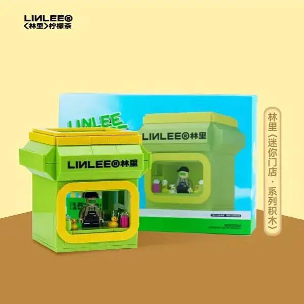 Bộ lắp ghép cửa hàng LINLEE Store, LINLEE 【未知】 229 mảnh, mô hình cửa hàng đồ uống thu nhỏ, chi tiết cao, phù hợp cho bé 15 tuổi trở lên.