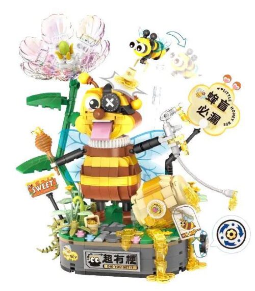 Bộ lắp ghép LOZ 1384 Mô hình Ong Mật Đáng Yêu, đồ chơi lắp ráp Chú ong đáng yêu giá tốt cho bé 6 tuổi, phát triển tư duy sáng tạo.