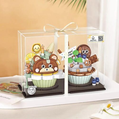 Bộ lắp ghép Bánh Cupcake Gấu Oreo LOZ 1755 ngọt ngào dễ thương, đồ chơi mô hình Bánh Cupcake Ngọt cho bé gái 8 tuổi, giá tốt.
