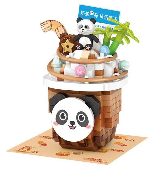 Mô hình Gấu trúc Kem Sữa LOZ 8811 lắp ráp