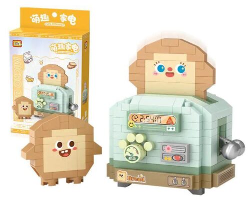 Hộp sản phẩm Máy Nướng Bánh Mì Dễ Thương LOZ 8824