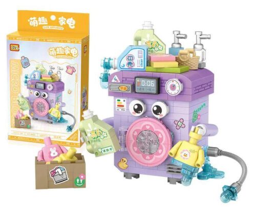 Hộp sản phẩm LOZ 8826 Máy Giặt Dễ Thương