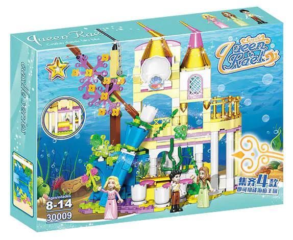Hộp bộ lắp ghép Cung Điện Dưới Biển Lucky Star 30009 cho bé gái 8-14 tuổi