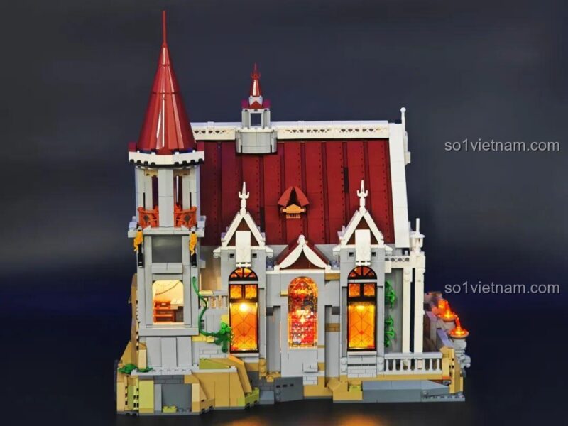 Minifigures Sarah trưởng lão, Arthur quốc vương và Edwin bạn của Edric từ bộ đồ chơi Lumibricks L9071 Sảnh Tiệc Hoàng Gia, phù hợp thanh niên 16 tuổi, chất lượng đảm bảo.