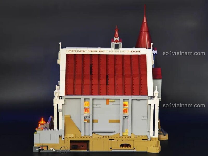 Minifigures Sarah trưởng lão, Arthur quốc vương và Edwin bạn của Edric từ bộ lắp ghép Lumibricks L9071 Sảnh Tiệc Hoàng Gia, phù hợp thanh niên 16 tuổi, giá hời.