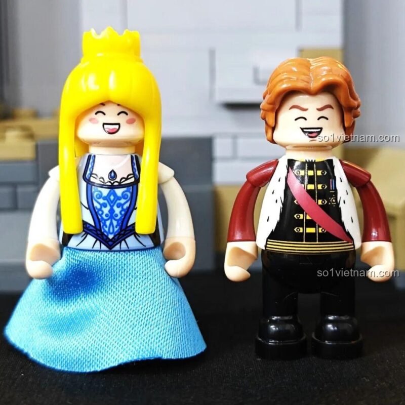 Quá trình lắp ráp tường bộ lắp ghép Lumibricks L9071 Sảnh Tiệc Hoàng Gia, sử dụng kỹ thuật SNOT để gia cố, phù hợp thanh niên 16 tuổi, giá tiết kiệm.