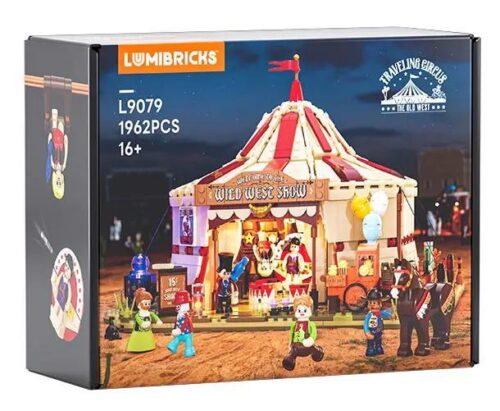 Hộp bộ lắp ghép Gánh Xiếc Lưu Động 1962 chi tiết, đồ chơi mô hình giá tốt cho con trai 16 tuổi