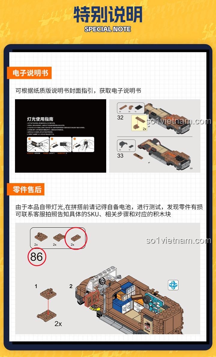 Bằng sáng chế độc quyền về thiết kế đèn và ngoại hình của Lumibricks, đảm bảo chất lượng và trải nghiệm lắp ráp tốt hơn, Lumibricks L9081 Rạp Chiếu Phim Drive-in