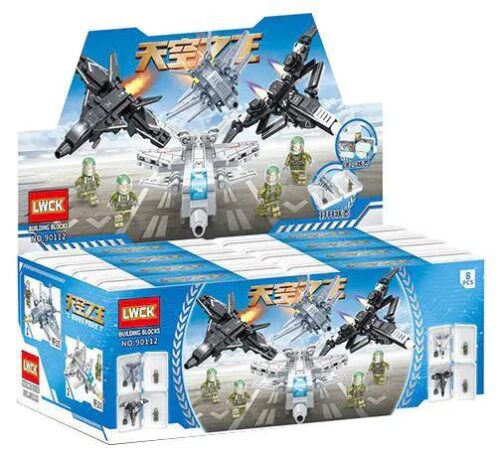 Bộ lắp ghép Máy bay chiến đấu LWCK 90112 hộp sản phẩm, đồ chơi lắp ráp cho bé trai 6 tuổi, giá tốt
