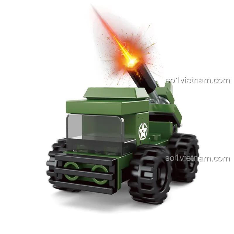 Các mẫu lắp ráp của bộ đồ chơi LWCK LW90141 - Mẫu 4