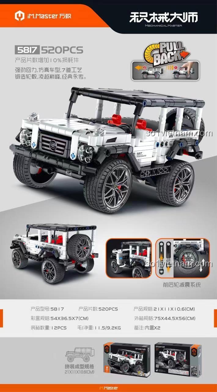 Đồ chơi mô hình Mercedes-Benz G-Class 5817
