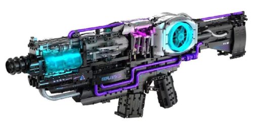 Súng Không Gian Hai Chế Độ 万致IM.Master/启辉玩具QIHUI 7813, bộ lắp ghép robot, đồ chơi mô hình súng bắn đạn nhựa, đồ chơi xây dựng đèn led âm thanh, đồ chơi giáo dục cho bé trai 14 tuổi