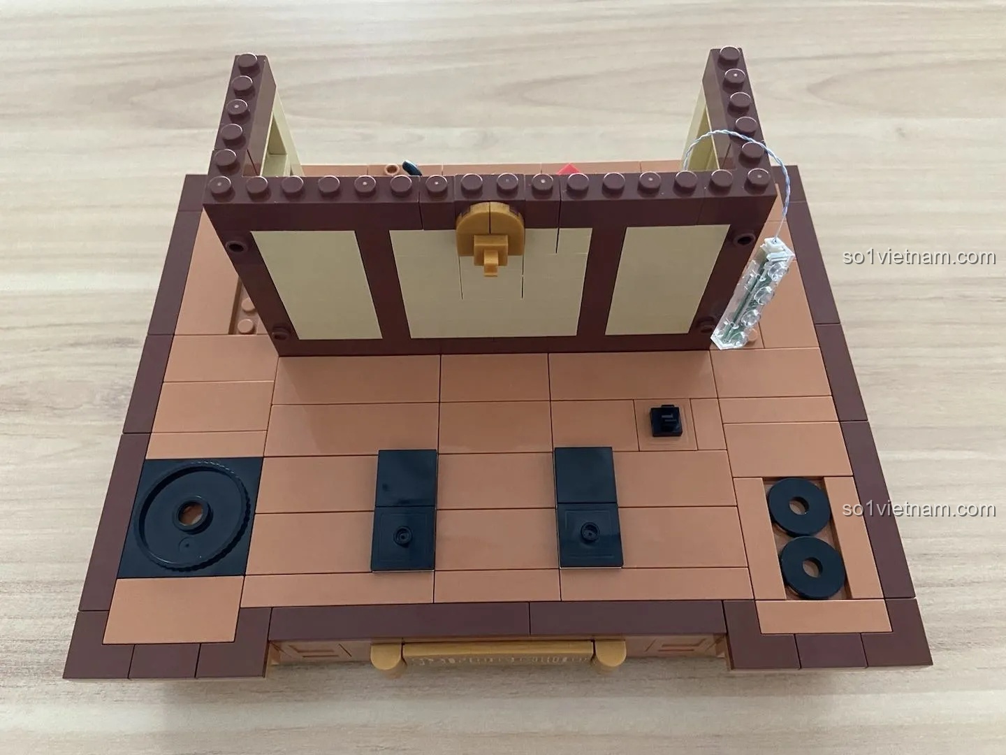 Các mảnh ghép của túi số 2 trong bộ lắp ghép mô hình Pinocchio Wekki 506186.