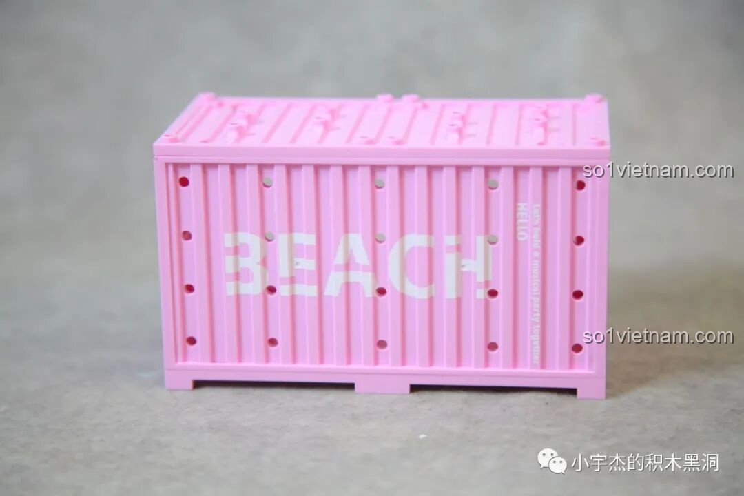 Mặt bên của container màu hồng Sembo 714510.