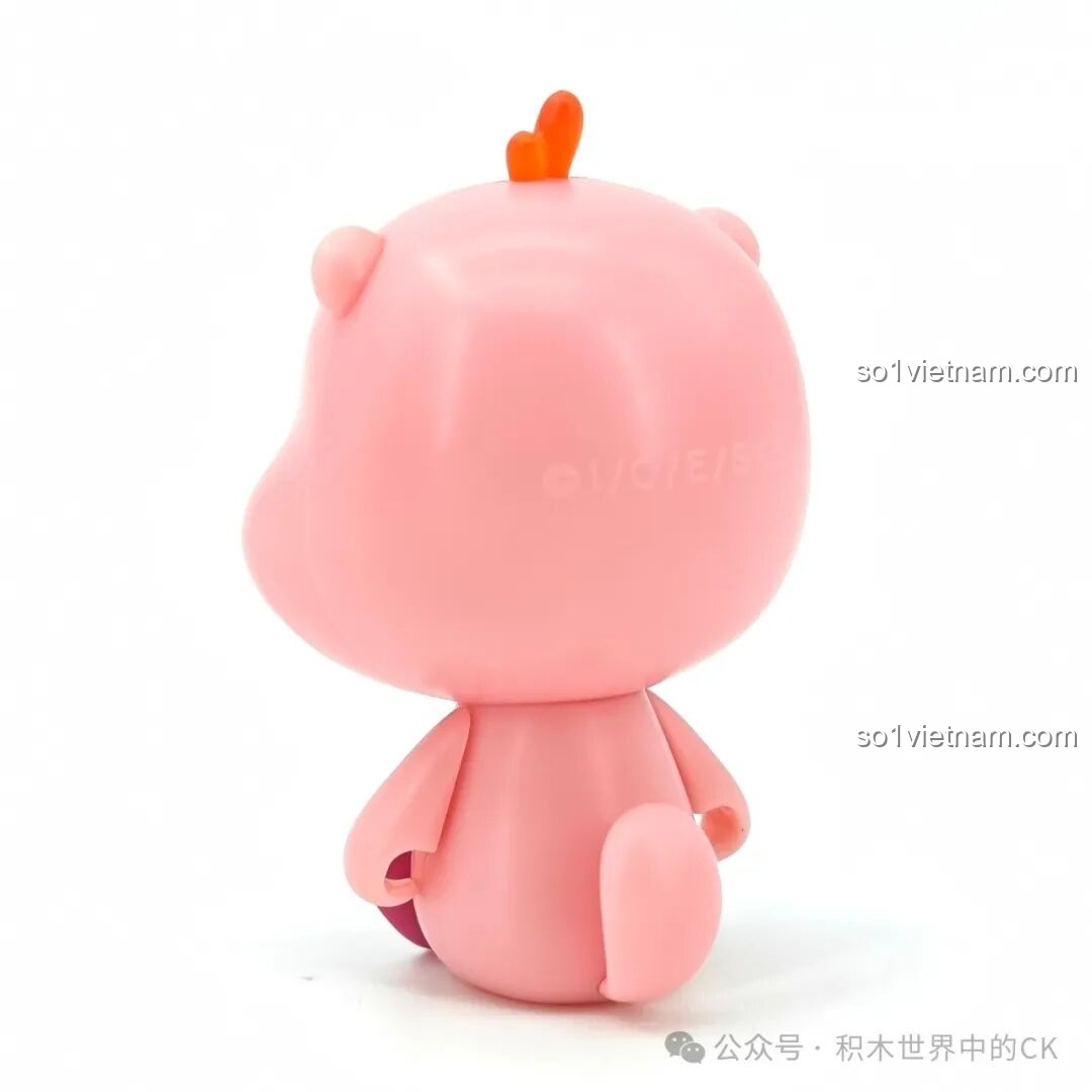 Góc nhìn từ phía sau của minifigure Zanmang Loopy trong bộ TC2330, cho thấy thiết kế đơn giản và dễ thương.