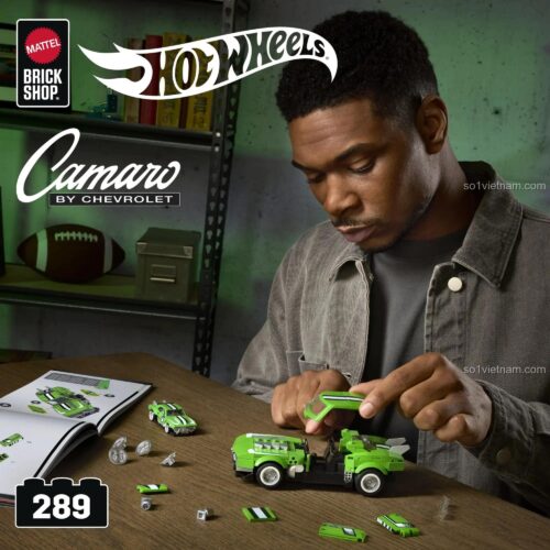 Trải nghiệm lắp ráp đồ chơi mô hình Chevrolet Camaro 1968 JFT16 của Mattel, món quà sáng tạo cho con trai.