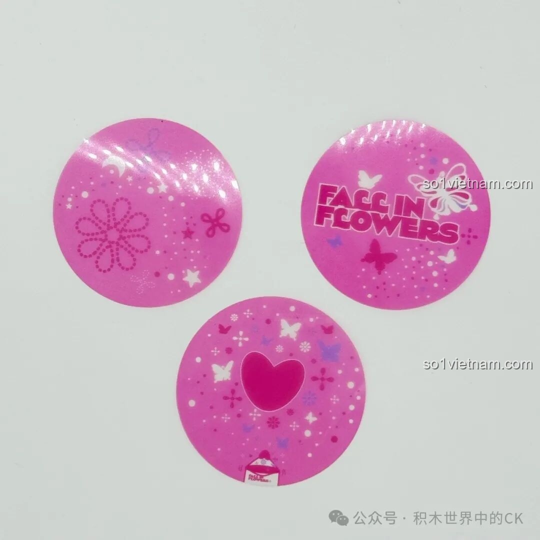 Bộ sticker trang trí cho máy quay phim Sembo 611106