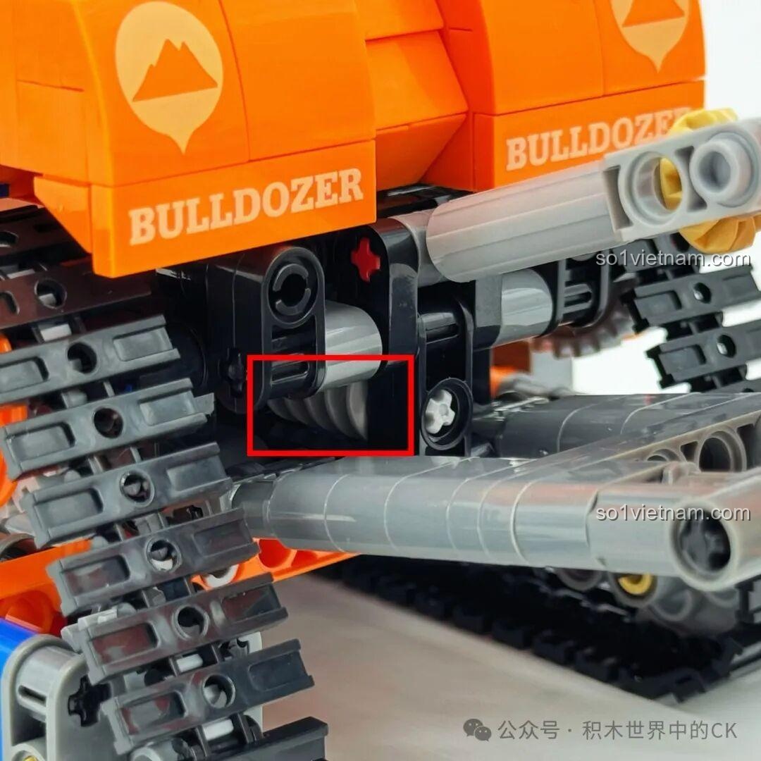 Chi tiết phần động cơ của Máy Xúc Đất Nông Nghiệp JIESTAR 59231