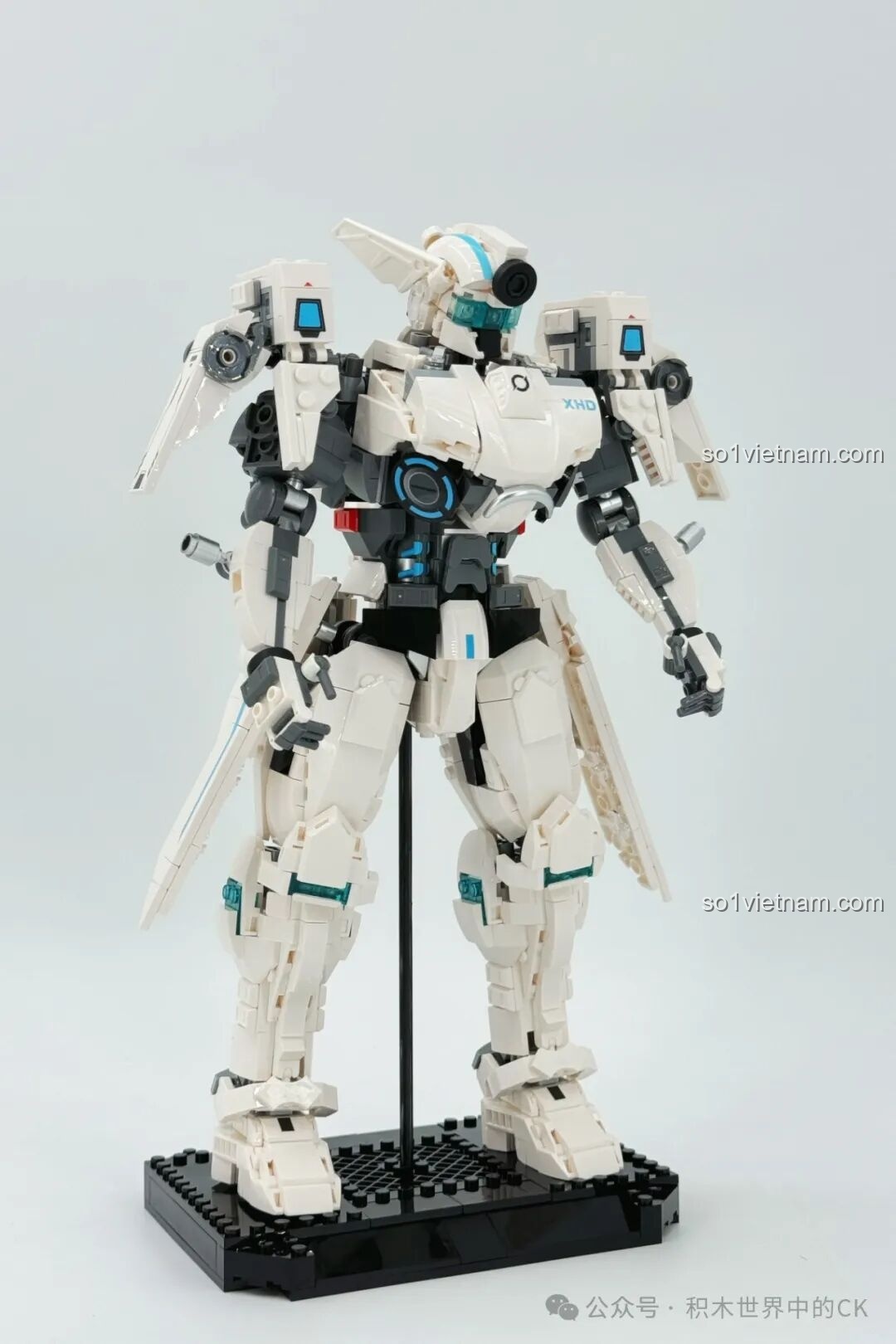 Phần chân của Mech Hạ Hầu Đôn Vô Cực Cuồng Phong TOP TOY TC2407.