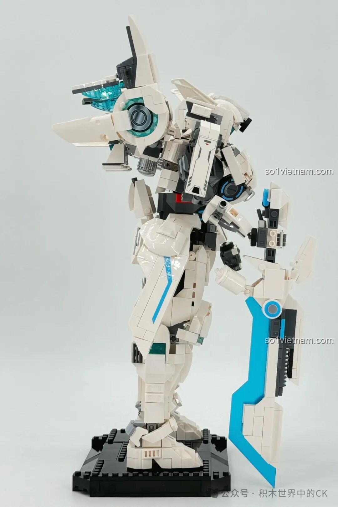 Phần thân trên của Mech Hạ Hầu Đôn Vô Cực Cuồng Phong TOP TOY TC2407.