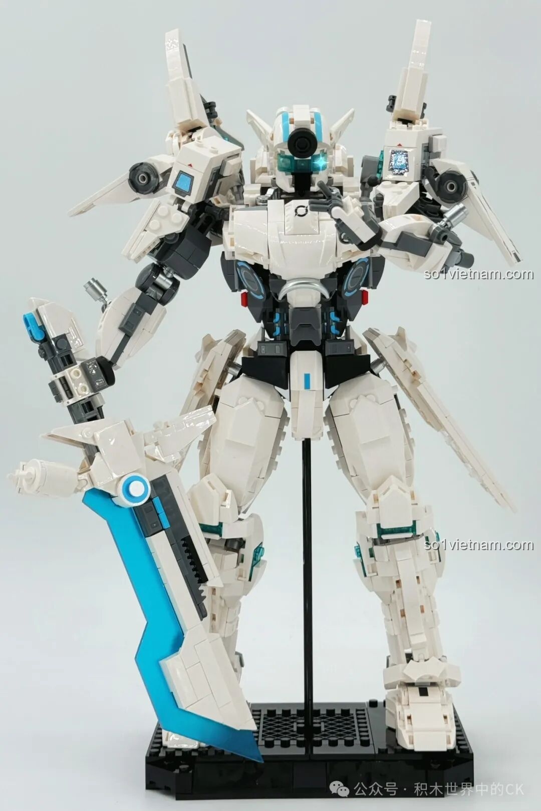 Phần cánh tay của Mech Hạ Hầu Đôn Vô Cực Cuồng Phong TOP TOY TC2407.