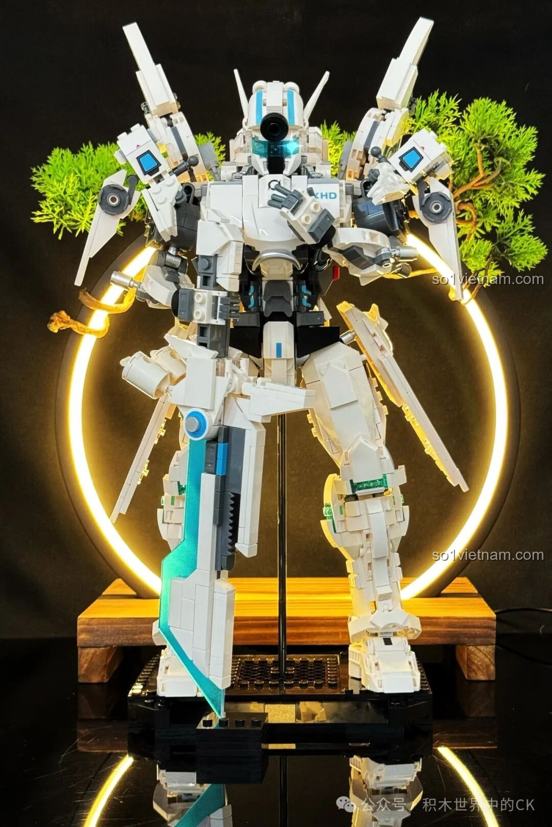 Phần vai của Mech Hạ Hầu Đôn Vô Cực Cuồng Phong TOP TOY TC2407.