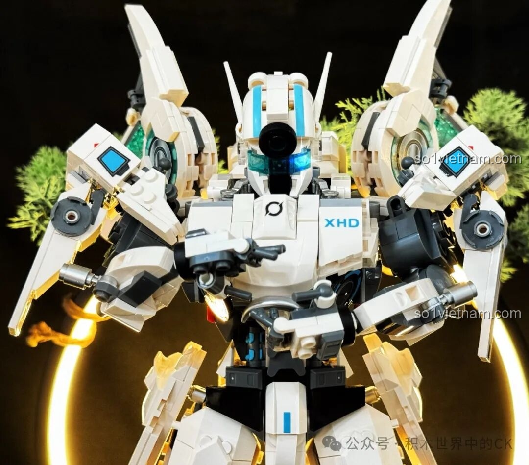 Phần chân của Mech Hạ Hầu Đôn Vô Cực Cuồng Phong TOP TOY TC2407.