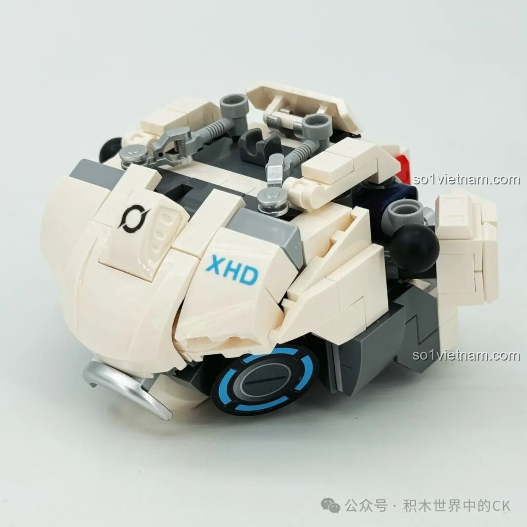 Phần tay và vũ khí của Mech Hạ Hầu Đôn Vô Cực Cuồng Phong TOP TOY TC2407.