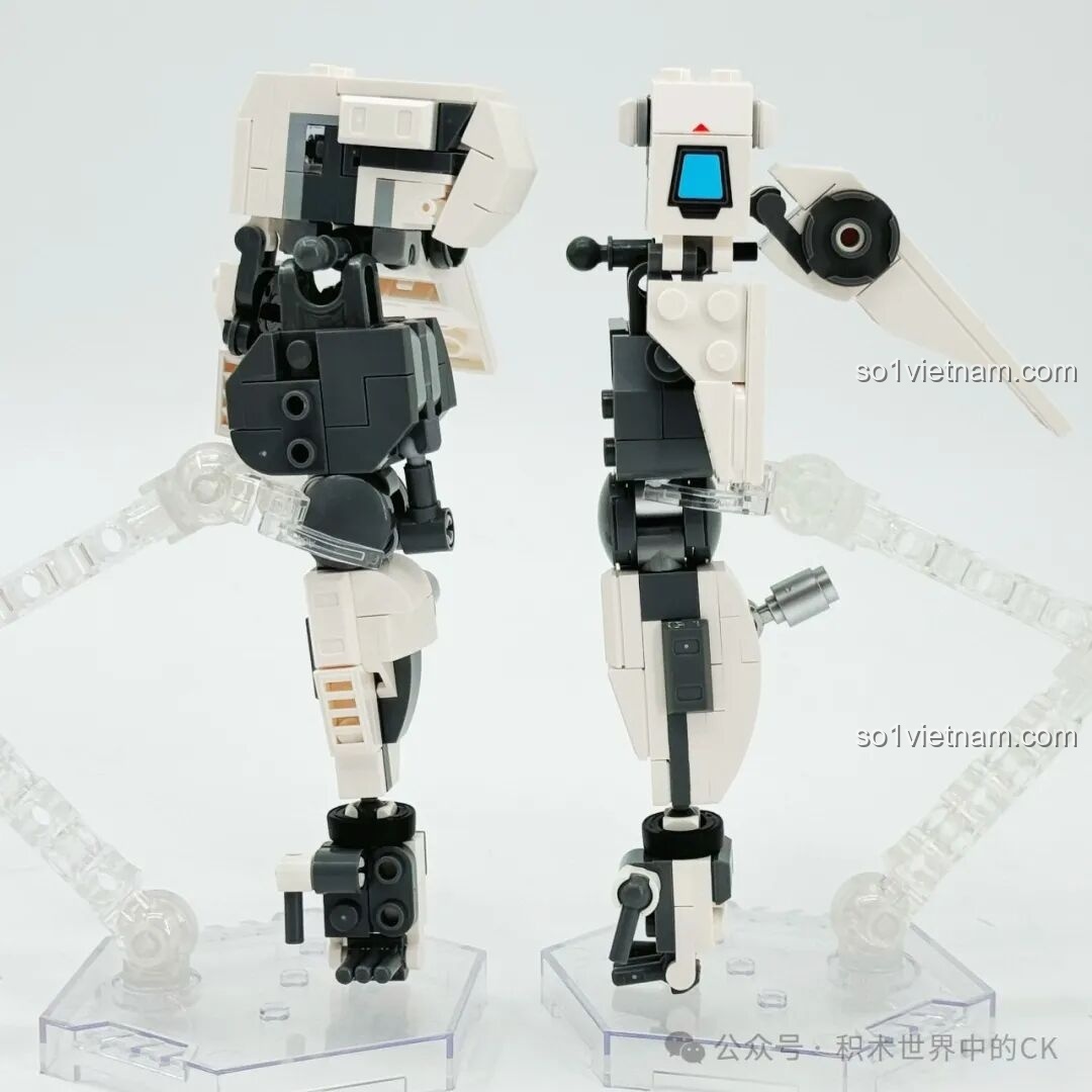 Cận cảnh khớp nối vai của Mech Hạ Hầu Đôn Vô Cực Cuồng Phong TOP TOY TC2407.