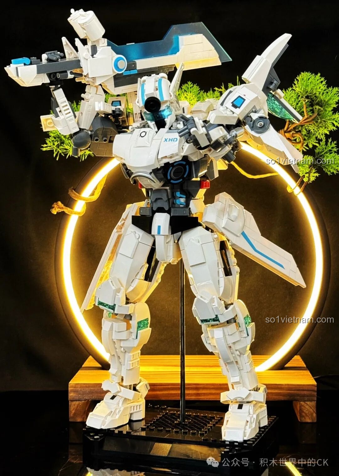 Mô hình Mech Hạ Hầu Đôn Vô Cực Cuồng Phong TOP TOY TC2407 hoàn chỉnh.