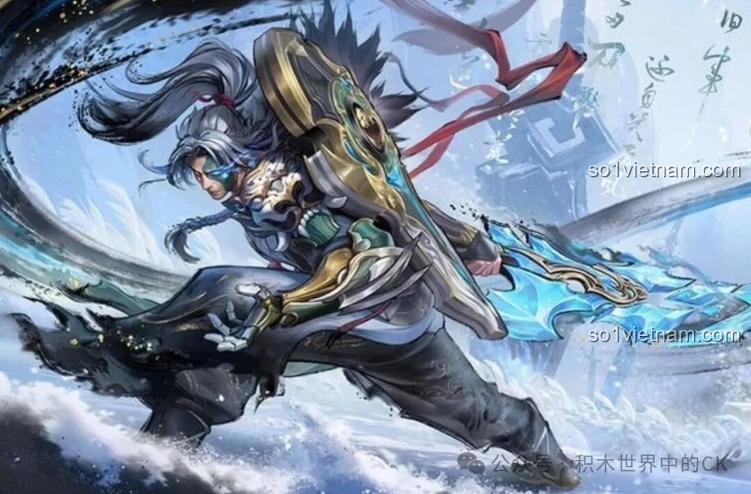 Mô hình Mech Hạ Hầu Đôn Vô Cực Cuồng Phong TOP TOY TC2407 với vũ khí.